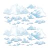 Beistle Realistic Fluffy Cloud Plastic Wall Decor, 24 Ct, White/Blue 1 41 61ciDfO3vlL