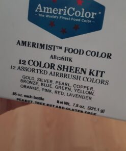 Americolor 12 Color SHEEN - PEARLESCENT Airbrush Color Kit 7.8 oz. Ounce (0.65 Oz each bottle) 27 61ciWmWG6lL