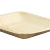 Palm Leaf Square Plate with Rounded Corners (Case of 100), PacknWood - Eco Friendly Compostable Wooden Disposable Plates (6" x 6" x 0.8") 210BBA1717 100 Pieces 6" x 6" 7 61cj0OZSSuL