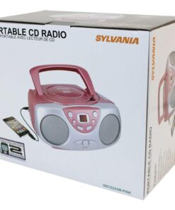 PROSCAN SRCD243 Portable CD Player with AM/FM Radio, Boombox (Pink) Pink 18 61ckA7dzbaL