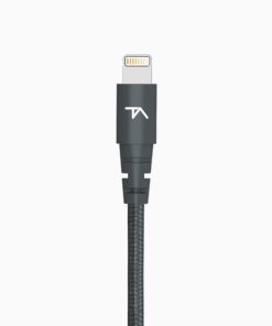 Tech Armor Apple MFi Certified Lightning Cable to USB A - 2FT Space Grey - Tough-Braided Extra-Strong Jacket - Sync/Charge iPhone & iPad Lightning 2 ft 16 61cl8YN0NL