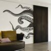 Tentacles Wall Decal Kraken Octopus Tentacles Wall Sticker Sea Animal Wall Decal Mural Home Art Decor Black Large 41 61clJwUfq3L