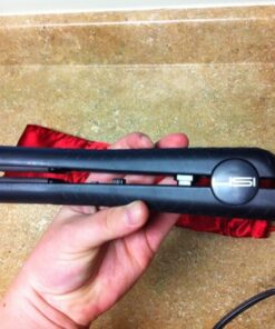 HSI Professional Ceramic Tourmaline Ionic Flat Iron Hair Straightener with Glove, Pouch and Travel Size Argan Oil Leave in Hair Treatment 60 61cmUvqO3zL