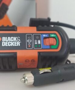 BLACK+DECKER BM3B Fully Automatic 6V/12V Battery Charger/Maintainer with Cable Clamps and O-Ring Terminals 32 61cpEBDCW5L