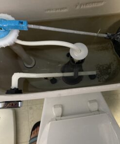 LASCO 04-1808 Toilet Flush Lever Mansfield Straight Plastic Arm, Chrome Plated Handle, 7-Inch 7 in 5 61cpkOSq1SL