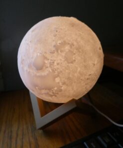 Ehobroc Moon Lamp 5.9 inch Moon Light Ball 3D Moon Lamp 3 Colors Moon Night Light, Touch&Remote Control LED Glowing Moon Globe Light, Christmas Gift for Kids Lover Children Parents Birthday Gifts 40 61crI Zx7sL