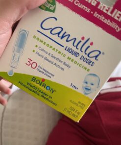 Boiron Camilia Teething Drops for Daytime and Nighttime Relief of Painful or Swollen Gums and Irritability in Babies - 30 Count 30 Count (Pack of 1) 28 61cruG47g8L