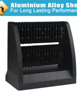 dephen 120W LED Wall Pack 5000K 16200lm Rotatable 2 Heads Wall Light 60-120 Beam Angle Adjustable IP65 Outdoor Commercial Flood Lighting Fixture - UL Listed 120W-16200Lm-No photocell 13 61cs4yuoQ L