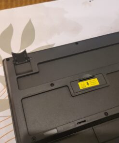 Loigys Wireless Keyboard, 2.4G Full-Sized Ergonomic Wireless Computer Keyboard with Wrist Rest for Windows, Mac OS Laptop/PC/Desktop/Notebook (Black) Black 44 61ctVUi2YrL