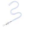 HOSL 100 Pack Badge Lanyards Office Lanyard ID Card Lanyards Business Card Lanyards Students Lanyards Employee Lanyards Round 36" With Swivel Hook (White) 100pack White 36 61ctqCsCYhL