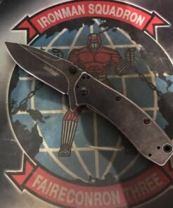 Kershaw XL Cryo II Pocket Knife, 3.25" 8Cr13MoV Steel Titanium-Coated Blade, Assisted Everyday Carry Pocket Knife 1556BW 57 61cu1lWNzuL