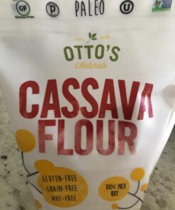 Otto's Naturals Cassava Flour, Gluten Free and Grain-Free Flour For Baking, Certified Paleo & Non-GMO Verified, Made From 100% Yuca Root, All-Purpose Wheat Flour Substitute, 2 lb Bag 2 Pound (Pack of 1) 36 61cuoImWveL