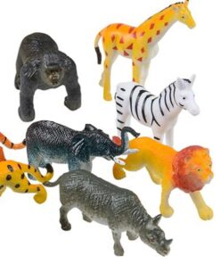 ArtCreativity Safari Animal Figurines Set for Kids - Pack of 12 - Assorted 2.5 Inch Small Animal Figures - Sturdy Plastic Toys - Fun Zoo Theme Birthday Party Favor - Great Gift Idea for Boys and Girls 7 61cwIT2 cL