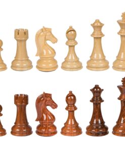 Abigail Chess Inlaid Wood Folding Board Game with Pieces, Extra Large 21 Inch Set 17 61cwbD1PPlL