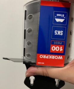 WORKPRO Utility Knife Blades, SK5 Steel, 100-Pack with Dispenser 100 Pack 29 61cxCAwGa5L