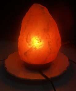 Windsor Seasons Hand Crafted Natural Large 9-Inch Crystal Himalayan Salt Lamp with Neem Wood Base, 6-Feet Cord, Dimmer Switch and Bulb 41 61cyZpSpBGL
