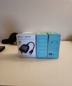 Kasa Outdoor Smart Plug, Smart Home Wi-Fi Outlet Timer, Max Load 15A/1875W, IP64 Weather Resistance, Compatible with Alexa, Google Home & SmartThings, No Hub Required, ETL Certified(KP401) 1-Socket New Version 32 61cz5I9alOL