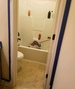 Tivoli II Self Adhesive Vinyl Floor Planks, 10 Pack - 6" x 36", Silver Spruce - Peel & Stick, DIY Flooring - Natural Wood Grain Feel for Kitchen, Dining Room & Bedrooms by Achim Home Decor Wood look 10 Planks 58 61czY3qow2L