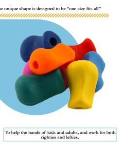 Alternative view of The Pencil Grip Premium Pencil Grips Assortment Pack, Universal Ergonomic Writing Aid For Righties And Lefties, Colorful Pencil Grippers, Includes 6 Different Grips, Assorted Colors, 6 Count - PGP-006 6 Count (Pack of 1)