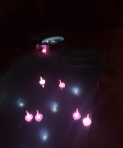 JINHEZO Submersible LED Light, Tea Lights, Pond Underwater Small LED Lights, Battery Operated 125 Hours, for Wedding Home Vase Festival Party Decoration White 24Pcs (Built-in 48 Batteries) 24 Pack 55 61d TQSTYCL