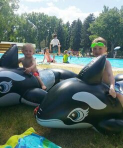Intex Double Quick III Swimming Pool Inflatable Float Hand Air Pump-68615E, 19", Black 6 61d1kdcR5eL