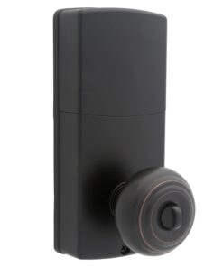 Honeywell Safes & Door Locks - 8732401 Electronic Entry Knob Door Lock, Oil Rubbed Bronze, 6.5 x 8.8 x 9 inches Tradional 16 61d1ypWG8lL 1