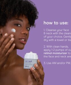 Baebody Made in USA Retinol Face Moisturizer for Women and Men - Anti Aging Cream - Day & Night Anti Wrinkle Cream for Face, Jojoba Oil and Vitamin E, 1.7 Oz Retinol moisturizer 29 61d3TDlduAL