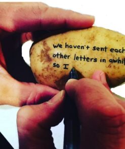 Unique and Hilarious Gag Gift: Send a Message on a Real Potato with Hand-Written Drawings and Pictures - Customize Personalize Anything on It, Quirky, Unique, Memorable, Handmade In The USA 9 61d45WPaeIL