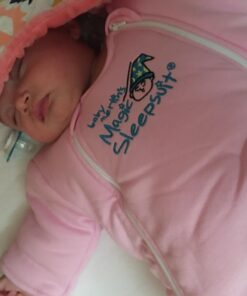 Baby Merlin's Magic Sleepsuit - 100% Cotton Baby Transition Swaddle - Baby Sleep Suit 6-9 Months Pink 27 61d46iBGrQL