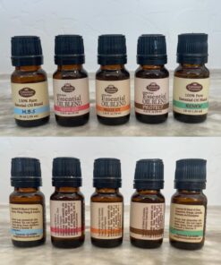 Fabulous Frannie Synergy Essential Oil Blend Beginner Starter Set 100% Pure Essential Oils 10ml (Pack of 14) 10 61d4TcaQskL