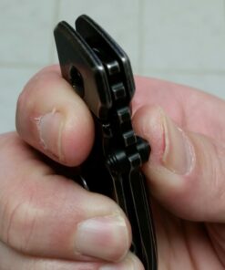 CRKT Squid Folding Pocket Knife: Compact EDC Straight Edge Utility Knife with Stainless Steel Blade and Framelock Handle Black Stonewash 39 61d4VhOVQgL