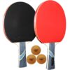 MAPOL 2 Pack of 4 Star Professional Ping Pong Paddle Advanced Training Table Tennis Racket with Carry Case 18 61d4epHO4VL