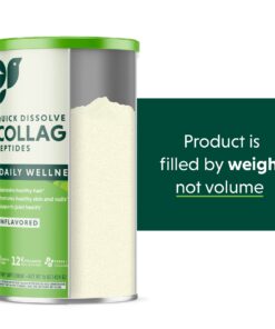 Great Lakes Wellness Collagen Peptides Powder Supplement for Skin Hair Nail Joints - Unflavored - Quick Dissolve Hydrolyzed, Non-GMO, Keto, Paleo, Gluten-Free, No Preservatives - 16 oz Canister 1 Pound (Pack of 1) 23 61d5Aq7BRpL