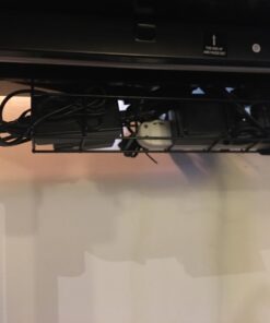 SHW Memory Preset Electric Height Adjustable Standing Desk, 48 x 24 Inches, Black 48-Inch 49 61d5hYD0AL