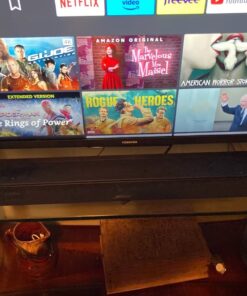 Bose Smart Soundbar 600 with Dolby Atmos, Bluetooth Wireless Sound Bar for TV with Build-In Microphone and Alexa Voice Control, Black 55 61d7LigYyRL