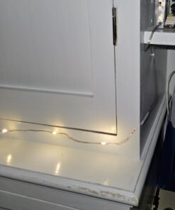 Amazon Basics 9ft 25 LED Fairy Lights, Battery Powered Outdoor String Lights for Bedroom, 2-pack (50 LEDs total), Warm White 25 LEDs, Fairy String - 2 pack 49 61d7ylM6q8L