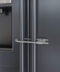 Child Proof Locks for Cabinet Doors, Adjustable U-Shaped, Door Latch 4 PCK White 13 61d8pA0oBSL