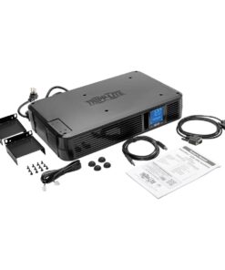 Tripp Lite SMART1500LCD 1500VA Smart UPS Battery Back Up, 900W Rack-Mount/Tower, LCD, AVR, USB, DB9, 3 Year Warranty & Dollar 250,000 Insurance Black 29 61dAkWDpLL