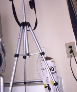 50 Inch Aluminum Camera Tripod for Canon, Nikon, Sony, Samsung, Olympus, Panasonic & Pentax + eCost Microfiber 43 61dBv6lJfEL