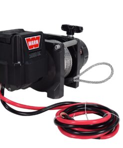 Alternative view of WARN 99963 5000 DC Series 12V Electric Winch, Black