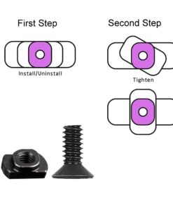 wipboten Tactical Black Polymer Single Picatinny Rail Mount with 5 7 9 11 Slot for Mlok Hunting 7 61dFI5f4WIL