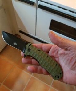 Off-Grid Knives - Rapid Fire Ranger, Camping & Hunting Knife, Cryo D2 Blade Steel with Olive Drab G10 Scales, Deep Clip, Left or Right Carry, Survival, Hiking, Fishing, Boating, Bushcraft OD Green 36 61dGQ7nI8AL