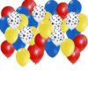 amscan Paw Party Balloons, Paw Print, Red/Yellow/Blue, Set of 30 46 61dGzhg10nL