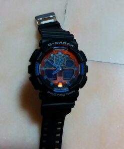 Casio G-Shock GA100-1A2 Ana-Digi Speed Indicator Black Dial Men's Watch 34 61dHzo0CHL