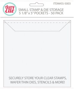 Alternative view of Avery Elle SS-5003 Stamp and Die Storage Pockets, Small 5 1/8 x 5 inch, Set of 50