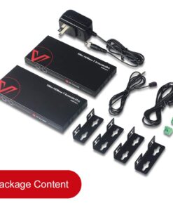 AV Access HDBaseT HDMI Extender Over Single Cat5e/6/6a/7 4K@60Hz (230ft/70m), 1080P (330ft/100m), with Ethernet Port, HDR10+, YUV4:2:0, HDCP 2.2, Plug & Play, IR Return & PoE, Smart EDID (4KEX100-L) 4K HDMI over Single Ethernet Cable 14 61dMP7iqqSL