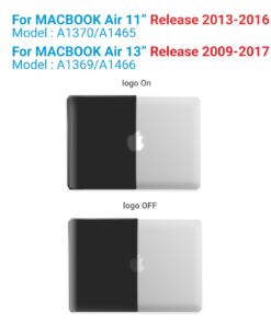 IBENZER Compatible with MacBook Air 11 Inch Case Model A1370 A1465, Soft Touch Plastic Hard Shell Case Bundle with Keyboard Cover & Screen Protector for Mac Air 11, Black, A11BK+2 For Macbook Air 11'' A1465/A1370 11 61dMat5LmKL