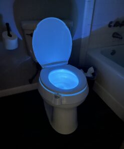 RainBowl Toilet Bowl Night Light with Motion Sensor - Funny Mens Stocking Stuffers 2023 - Unique Cool Gadget - Gag Christmas Gift for Dad, Boyfriend, Husband - White Elephant Gifts Idea, Secret Santa 38 61dNwp1SgvL