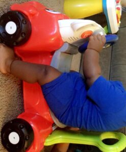 Fisher-Price Laugh & Learn 3-In-1 Smart Car, Baby Walker & Toddler Ride-On Toy with Smart Stages Learning Content for Ages 9+ Months Standard 41 61dPSpKEBL