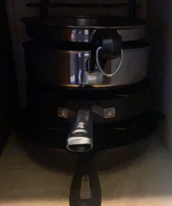 Simple Houseware Cabinet Pantry Pot and Pan Organizer Holder Rack, Bronze 36 61dQ3RXHp0L